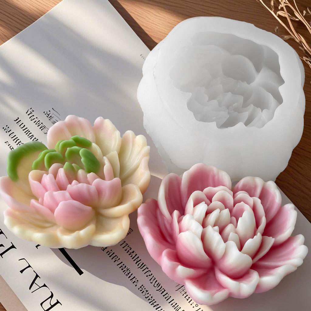 Soap Making Essentials - DIY Rose Flowers Silicone Mold Handmade