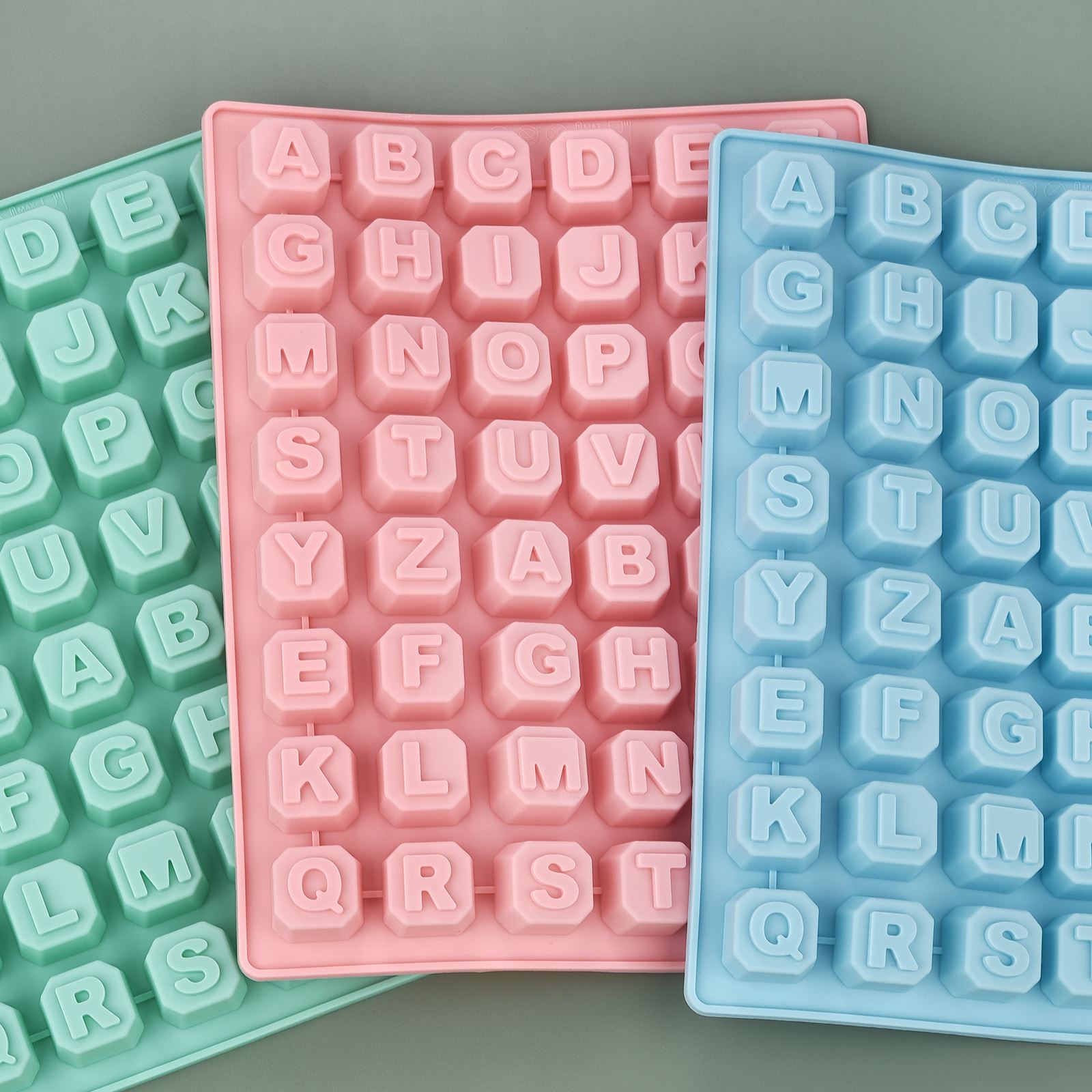 Soap Making Oven - 48 Letter Enghish Alphabet letter Silicone