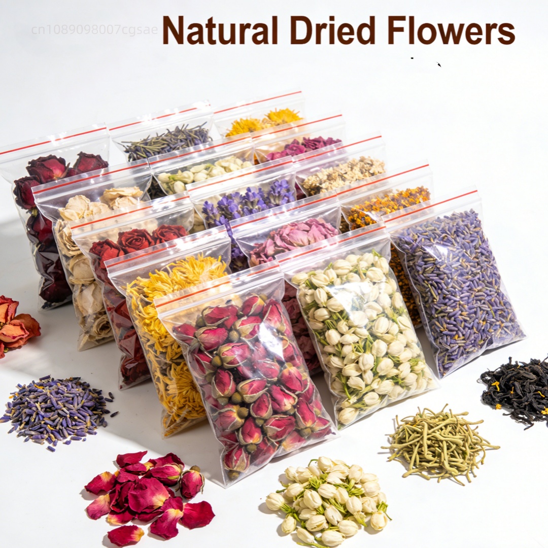 30 Bags Natural Dried Flowers  - огляд і ціна Soap Making Kit Organic