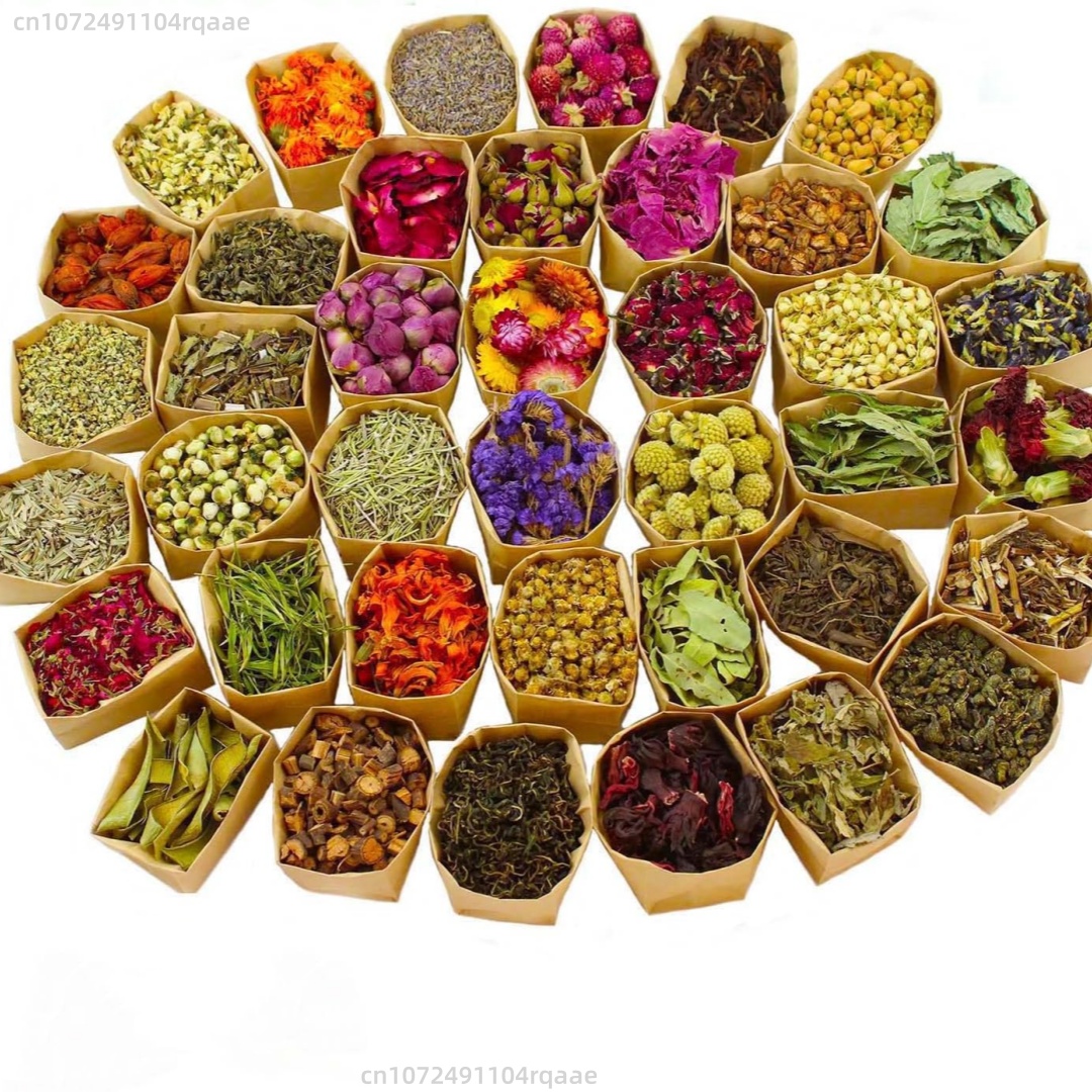 30 Bags Natural Dried Flowers  - огляд і ціна Soap Making Kit Organic