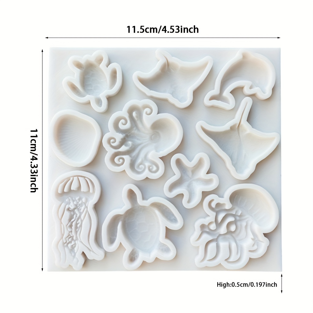 Sea Animal Silicone Mold Octop - огляд і ціна Soap Making Base