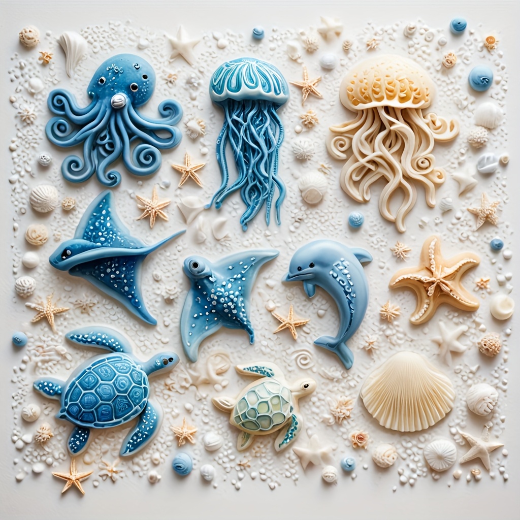 Sea Animal Silicone Mold Octop - огляд і ціна Soap Making Base