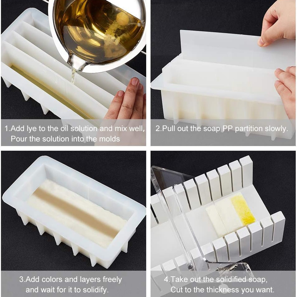 42oz Silicone Soap Mold with 5 - огляд і ціна Soap Making Base