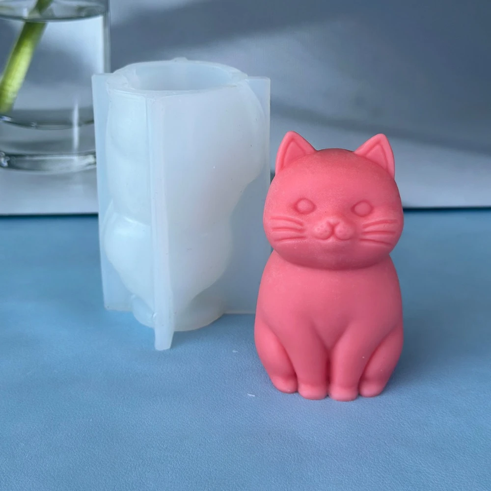 3D fat cat  Animal Silicone Ca - огляд і ціна Soap Making Animal Fat