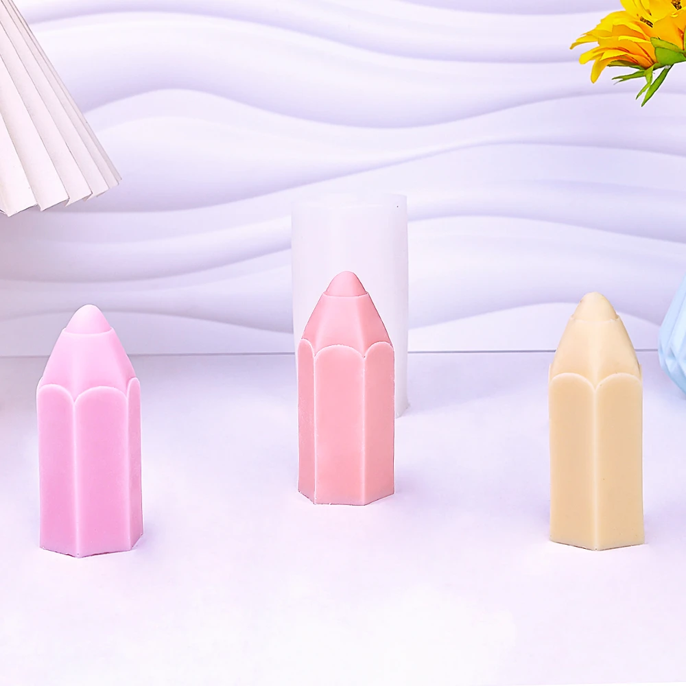 Pencil Shape Candle Silicone M - огляд і ціна Soap Making In School