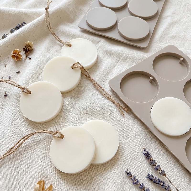 6-Cavity Round Tag Silicone Mo - огляд і ціна Soap Making Things