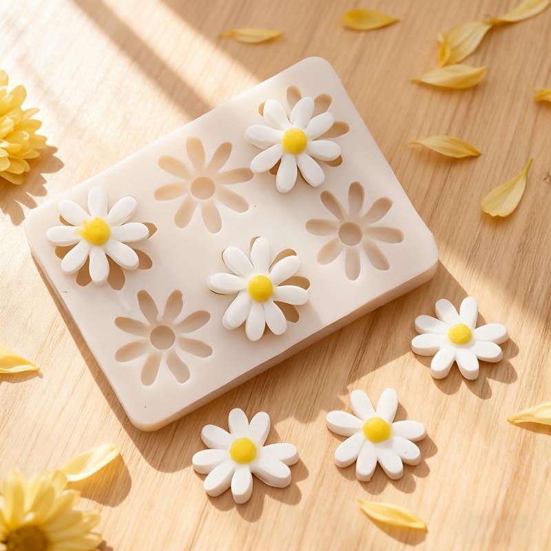 1pc 3D Daisy Sunflower Silicon - огляд і ціна Soap Making Oven