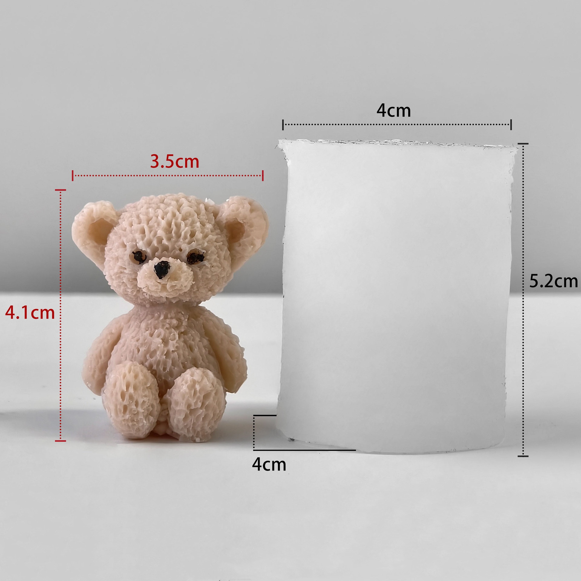 Mini Bear Soap Mold Easy To Cl - огляд і ціна Soap Making Easy