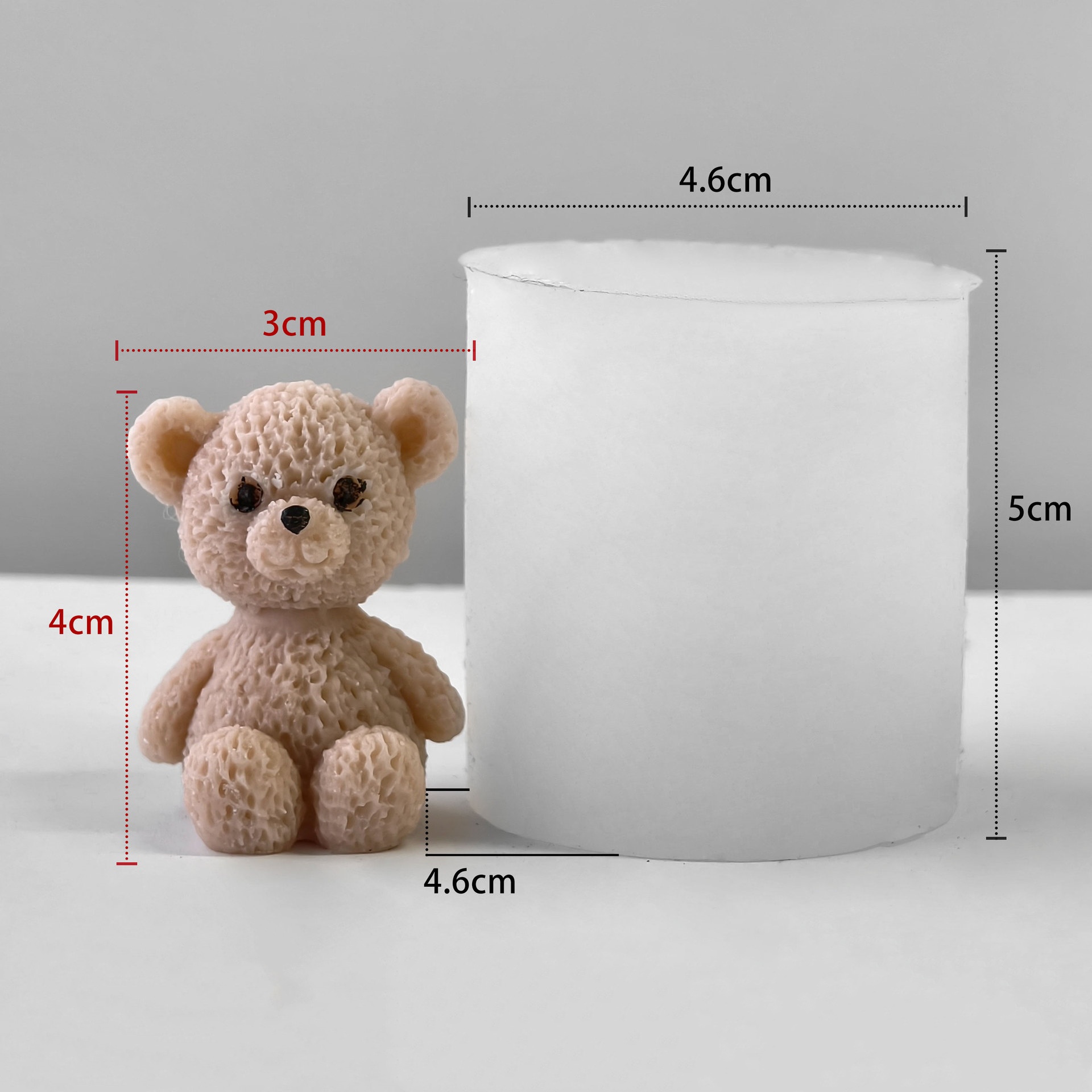 Mini Bear Soap Mold Easy To Cl - огляд і ціна Soap Making Easy