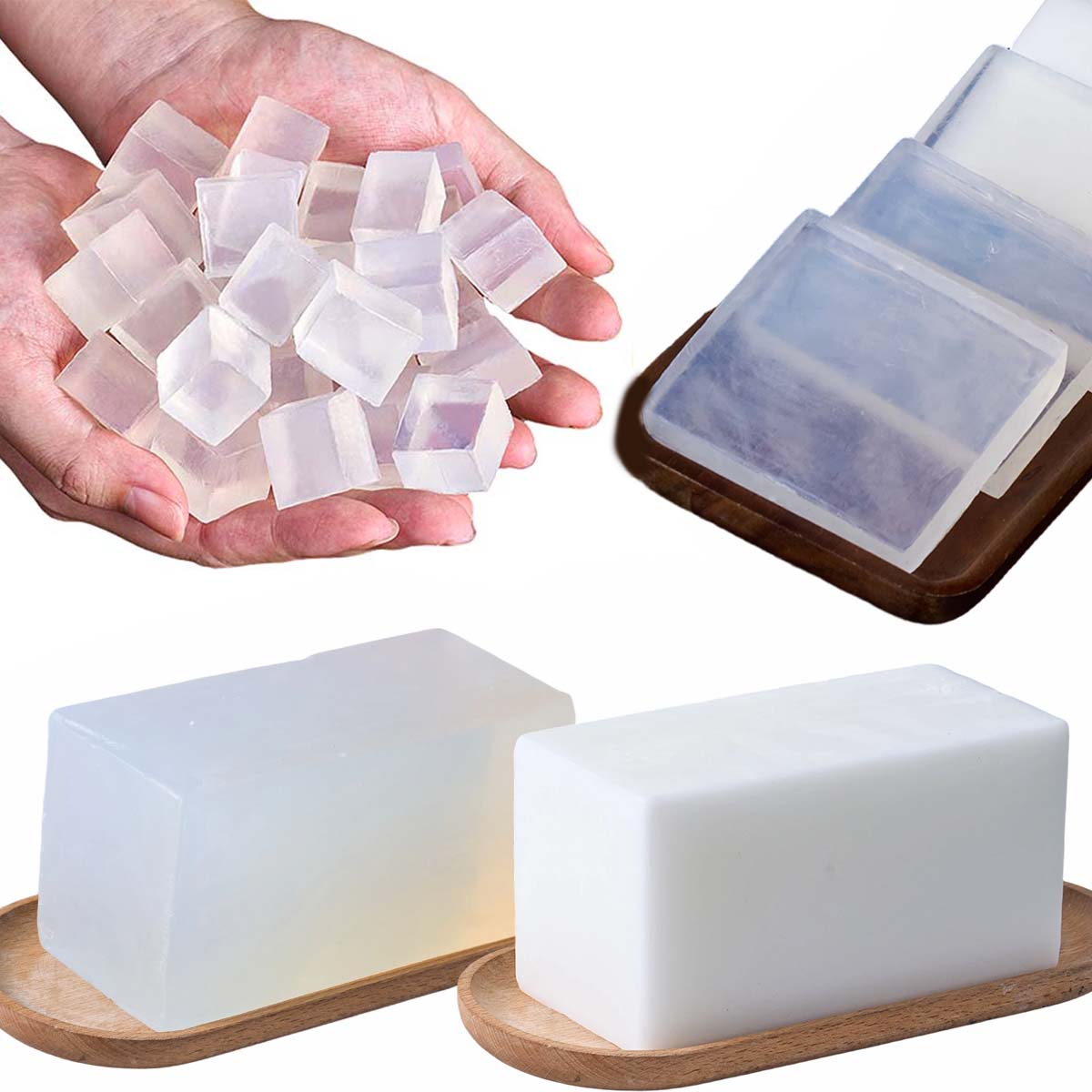1000g Glycerin Soap Base DIY H - огляд і ціна Soap Making With Soap Base