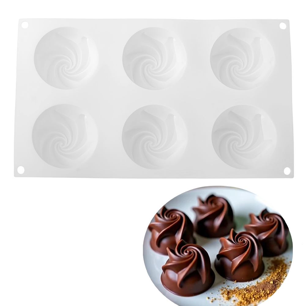 6-Cell Base Carved Rose Design - огляд і ціна Soap Making Base