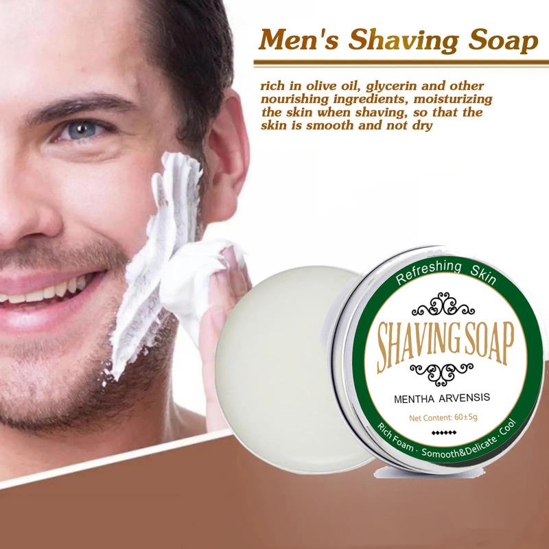 Man Beard Shaving Soap Gentle  - огляд і ціна Soap Making Unit