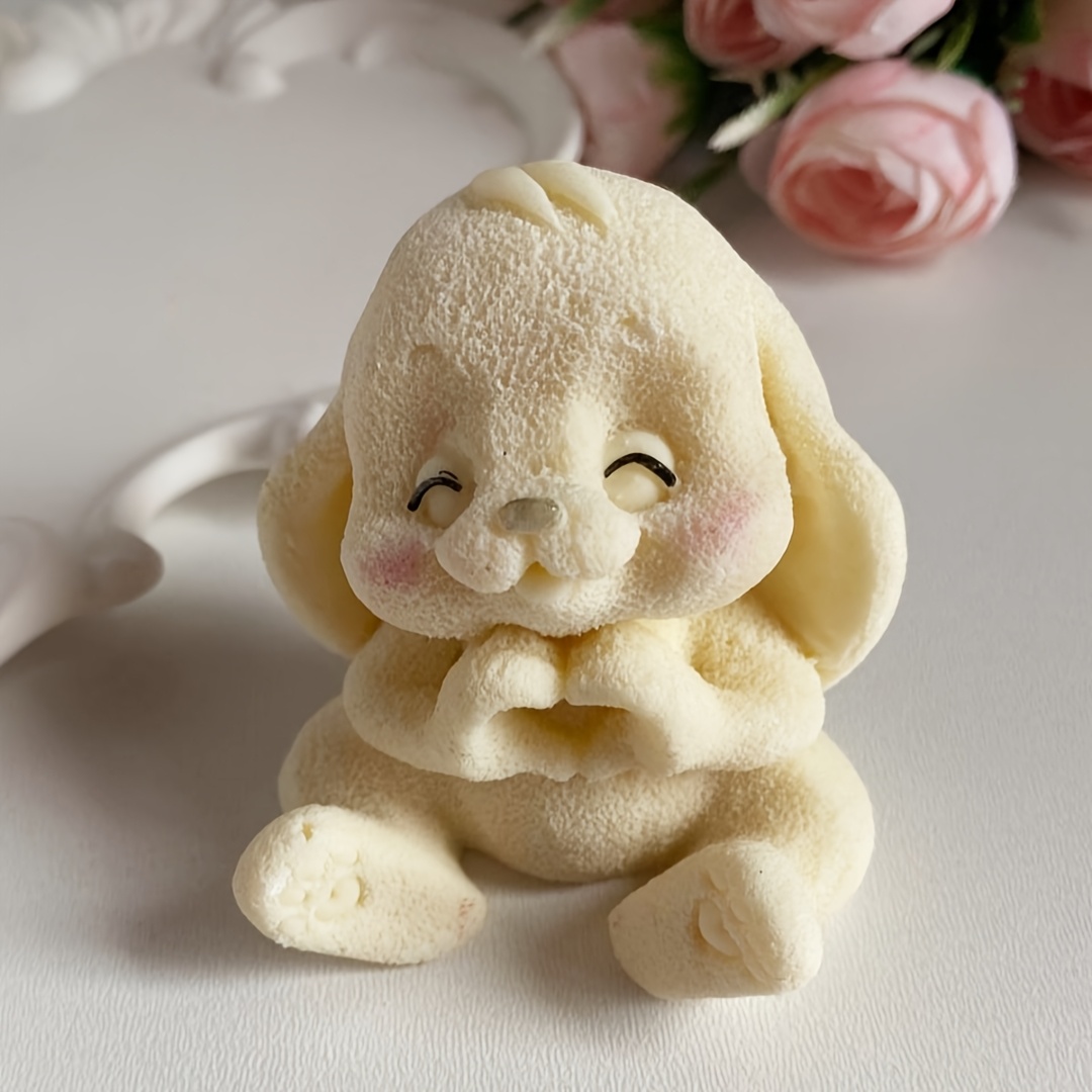1pc Adorable Rabbit Resin Sili - огляд і ціна Melt Pour Soap Base