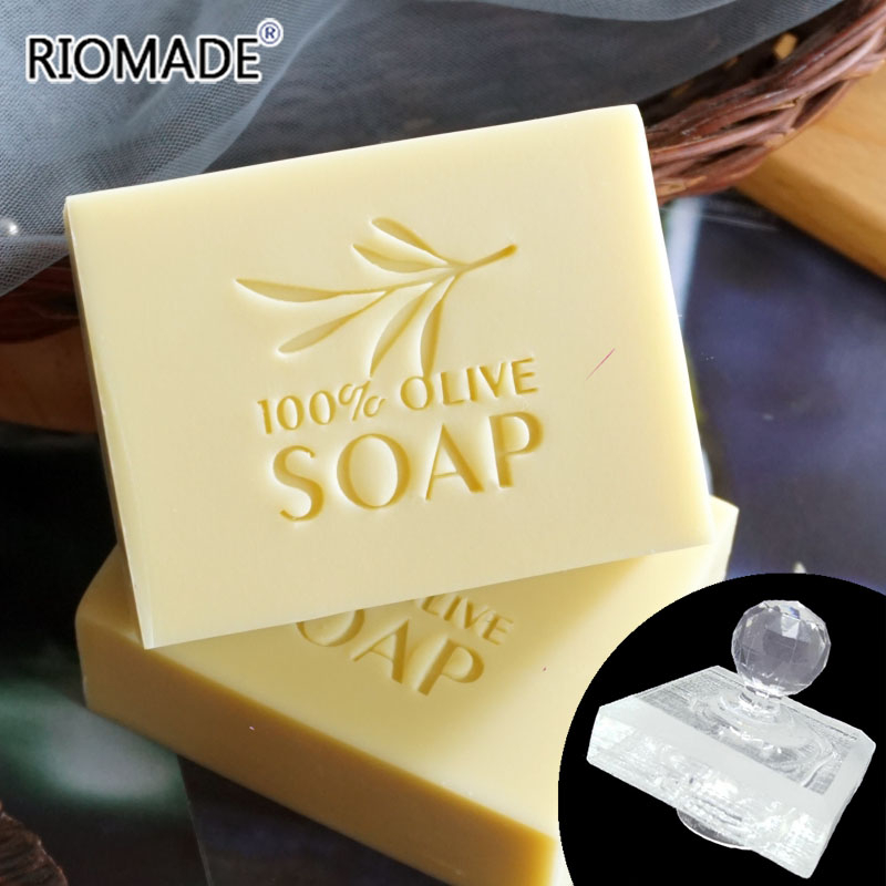 Pure Olive Acrylic Soap Stamp  - огляд і ціна Soap Making Websites