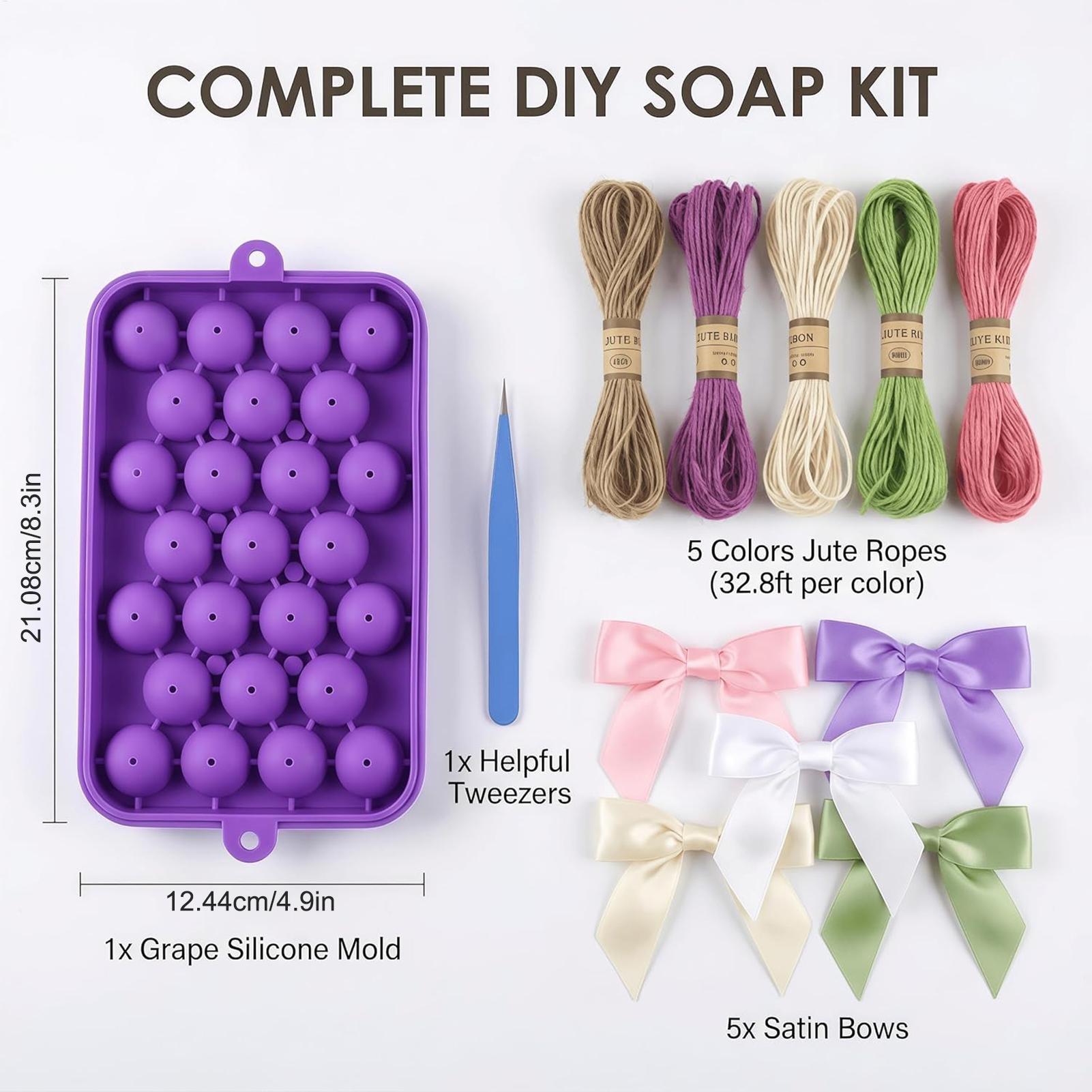 Grape Soap Mold Easy-Release F - огляд і ціна Soap Making Easy