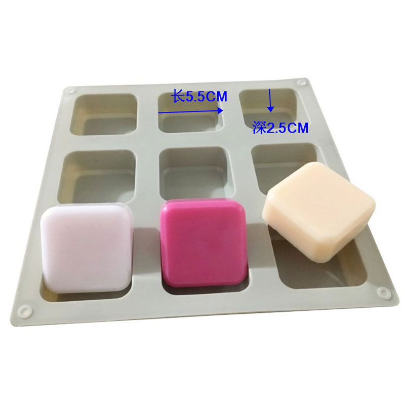 1 PCS Silicone Soap Molds 9 Ca - огляд і ціна Soap Making Things