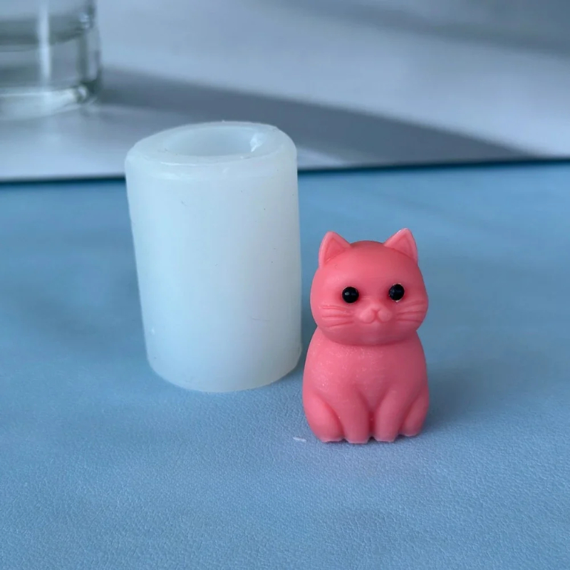 3d fat cat  animal silicone ca - огляд і ціна Soap Making Animal Fat