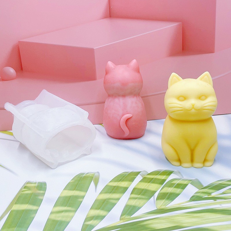 3d fat cat  animal silicone ca - огляд і ціна Soap Making Animal Fat