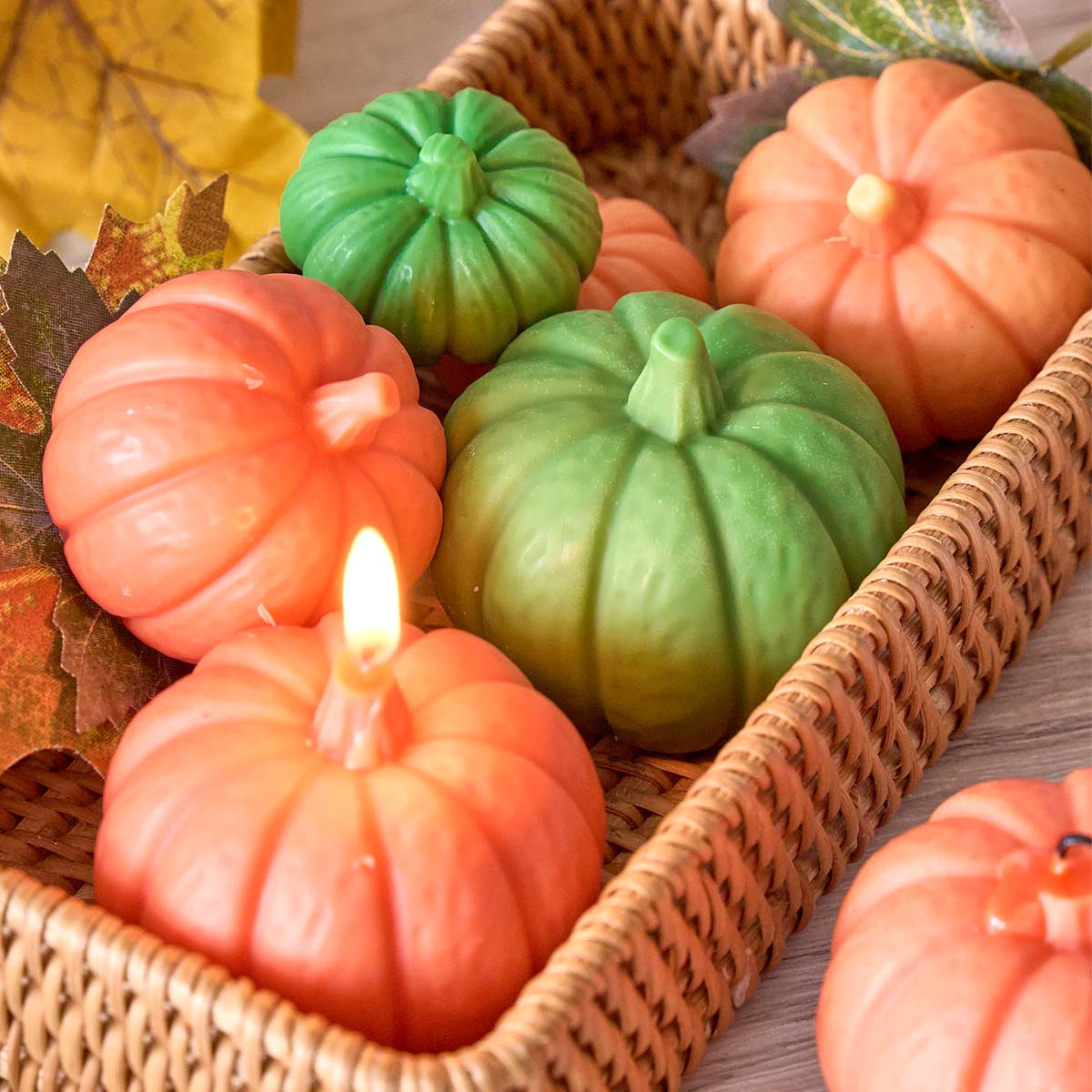 Halloween Pumpkin Candle Silic - огляд і ціна Soap Making Things