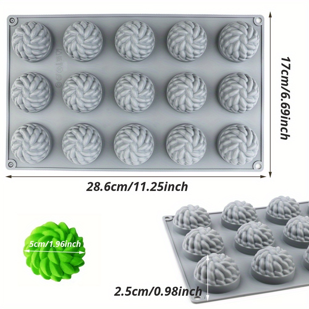 1Pc Cake Mold Santa Ana Floral - огляд і ціна Soap Making Easy