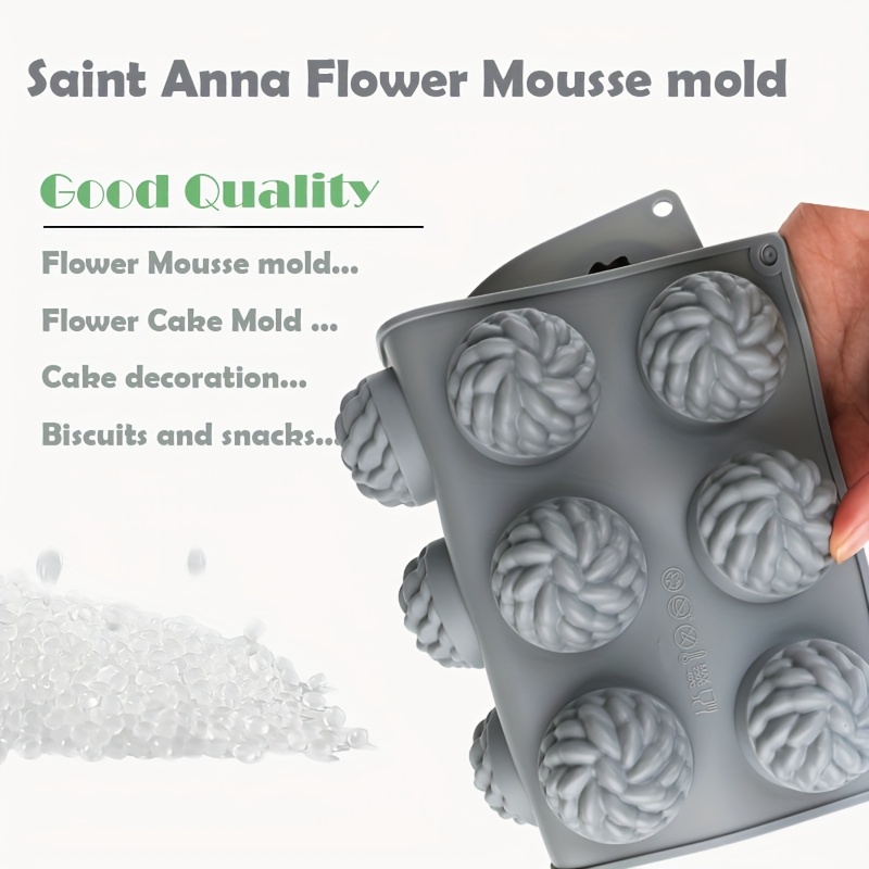 1Pc Cake Mold Santa Ana Floral - огляд і ціна Soap Making Easy