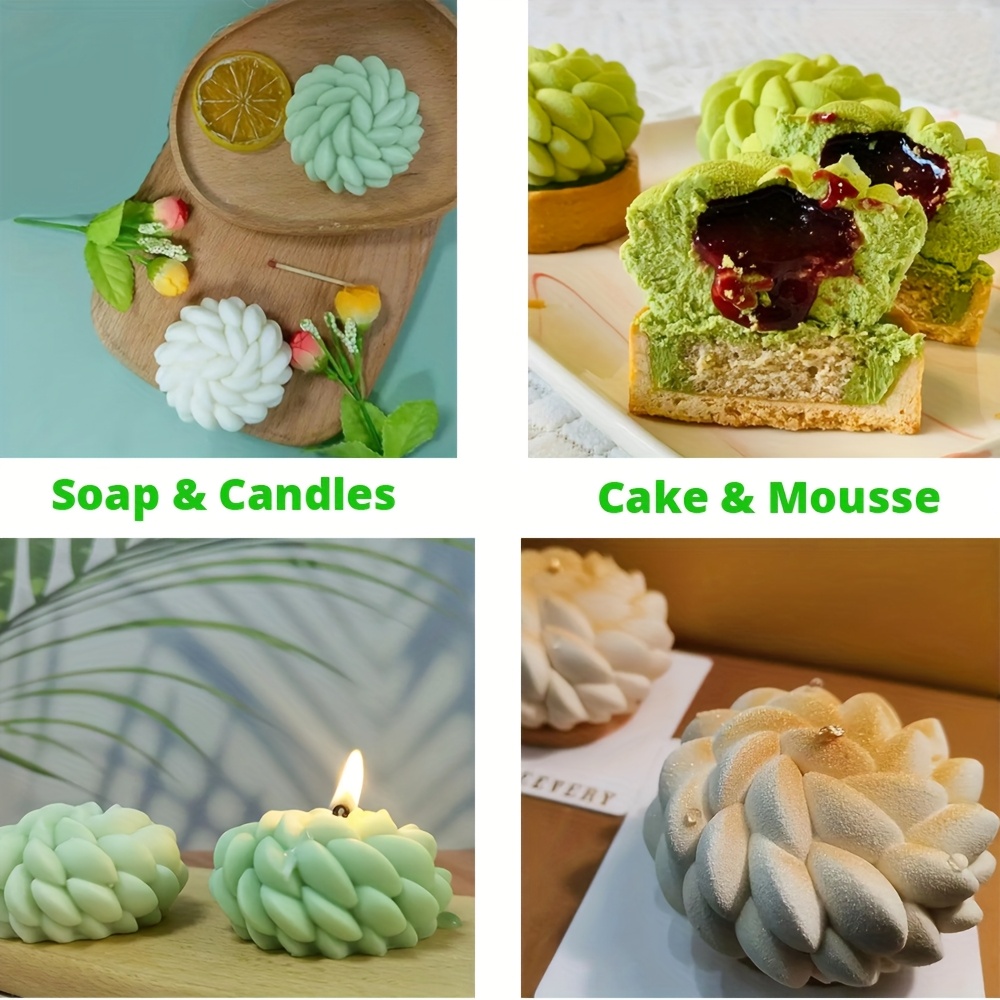 1Pc Cake Mold Santa Ana Floral - огляд і ціна Soap Making Easy