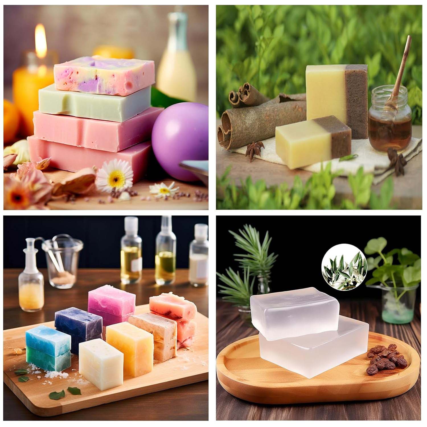 250G of Clear Soap Base Soap M - огляд і ціна Soap Making Kit Organic