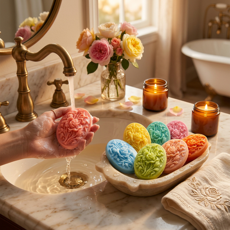 4 Silicone mold with flower sh - огляд і ціна Soap Making Oven