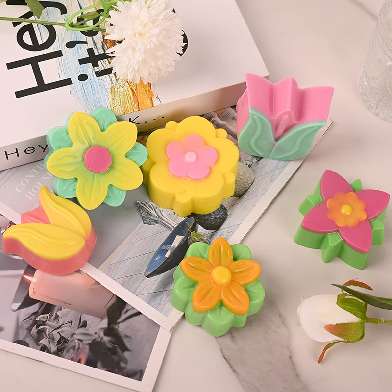 Silicone Flower Cake Molds 6-C - огляд і ціна Soap Making Websites