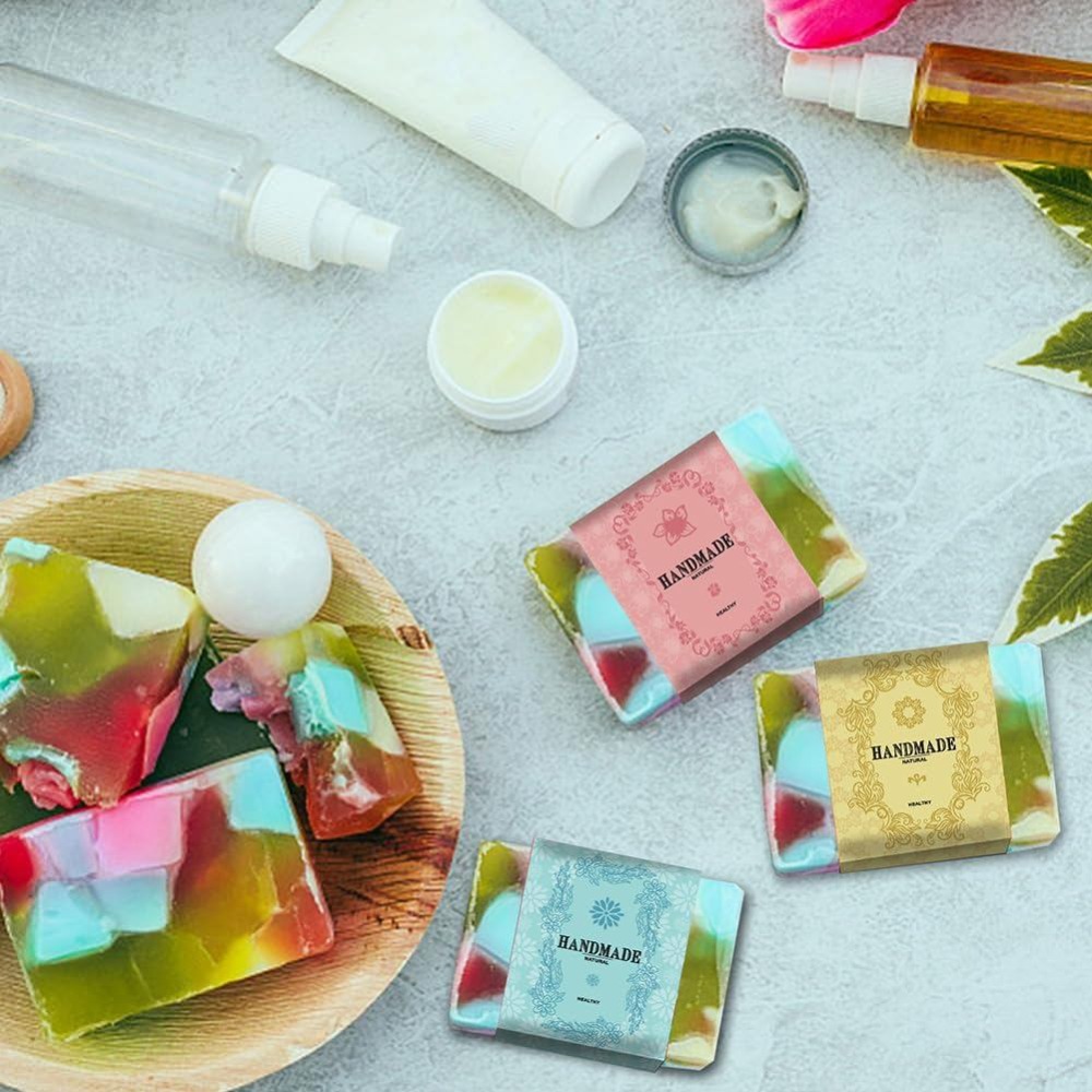 90PCS Handmade Wrap Label Tape - огляд і ціна Soap Making Websites