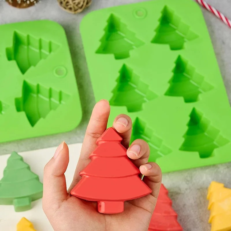 Christmas Tree Silicone Molds  - огляд і ціна Soap Making Websites