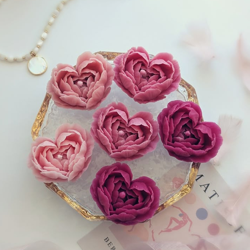 Heart Shape Flowers Handmade S - огляд і ціна Soap Making Essentials